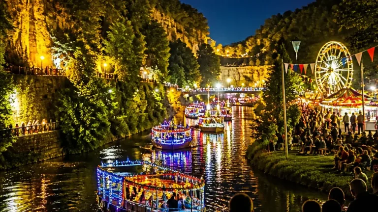 Matlock Bath Illuminations return with decorated boats and sold-out preview night