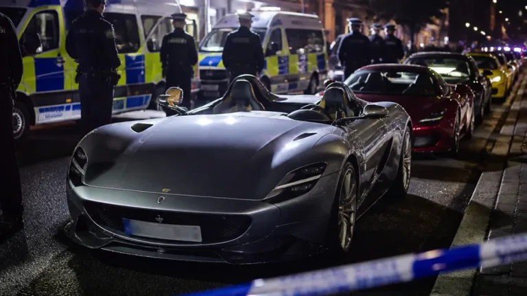 Met seizes 90 supercars in London crackdown, including £3.7m Ferrari Monza SP2