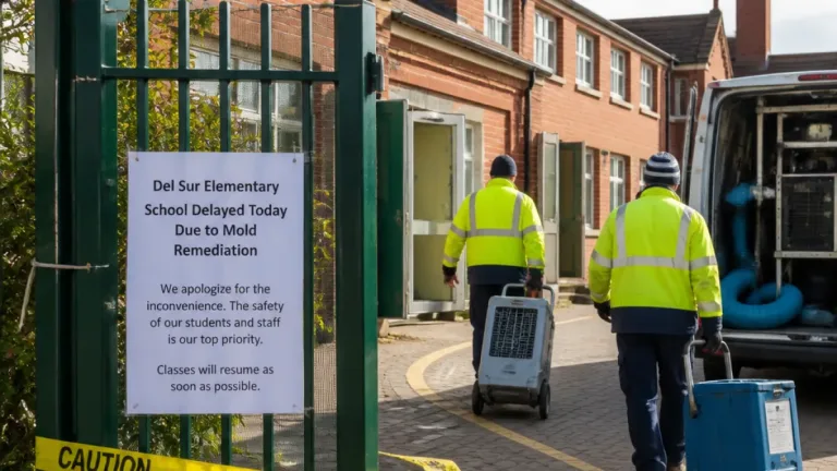 Mold concerns delay start of term as Del Sur Elementary undergoes remediation – Mold readers take note