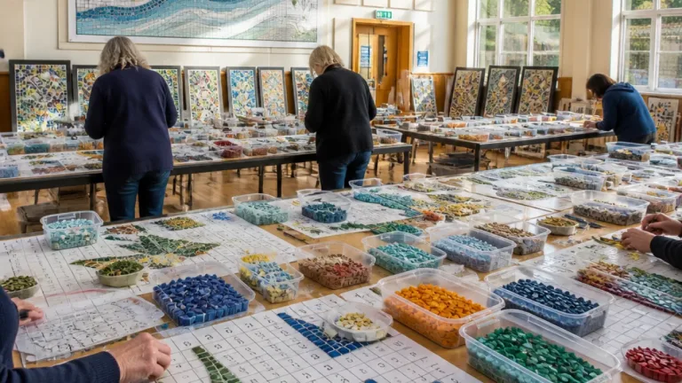 Monmouth Medical Center engages hundreds in mosaic workshop for new Specialty and Cancer Care Centre