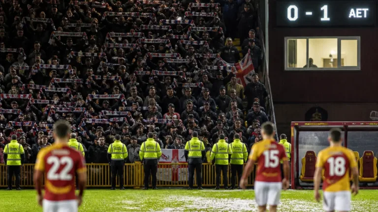 Motherwell knocked out of Premier Sports Cup after extra-time defeat at Stenhousemuir