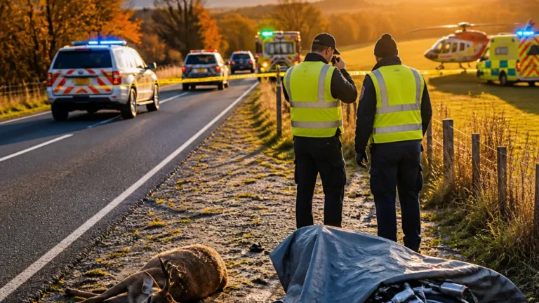 Motorcyclist killed after collision with deer on Route 26 in Newry, Maine