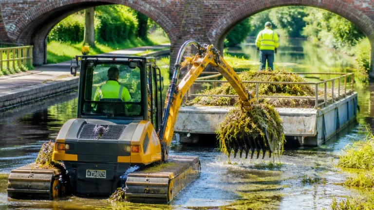 Newry canal clearance steps up as council deploys new amphibious vehicle