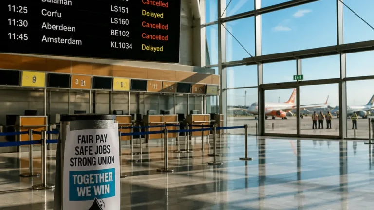 Norwich airport faces possible closure as air traffic controllers plan 24‑hour strike