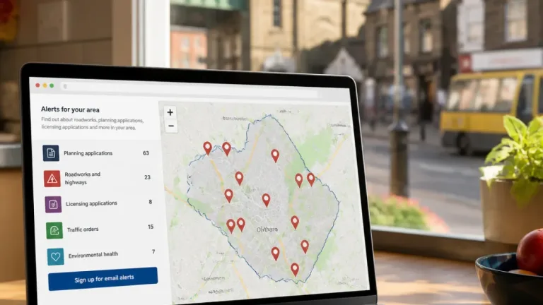 Oldham residents urged to use free Public Notice Portal to track planning and road changes
