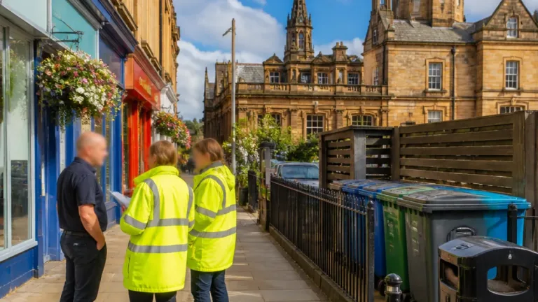 Paisley plan to remove 'manky bins' from pavements aims to tidy town centre