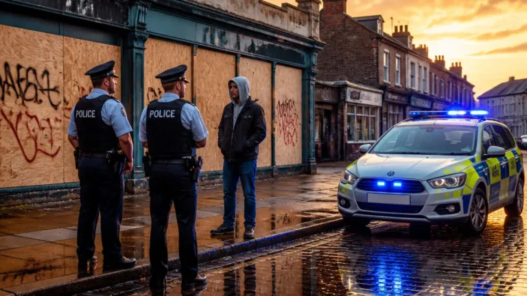 Police warn Omagh community after youths seen on roof of derelict town-centre building