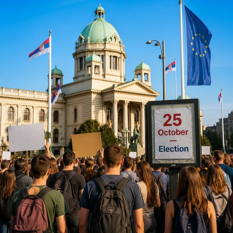 Vučić dissolves parliament and calls 25 October snap election amid political tension