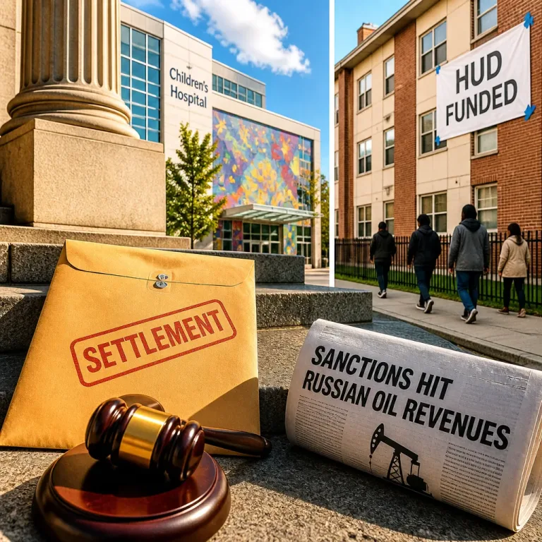 DOJ deal on youth gender care, Senate Russia sanctions and HUD funding rulings alter federal policy landscape