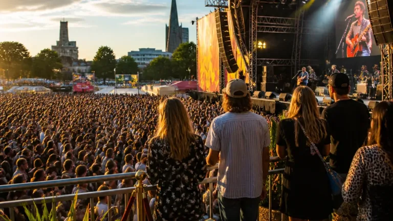 Reading Festival draws celebrity gaze as Cruz Beckham makes debut watched by parents