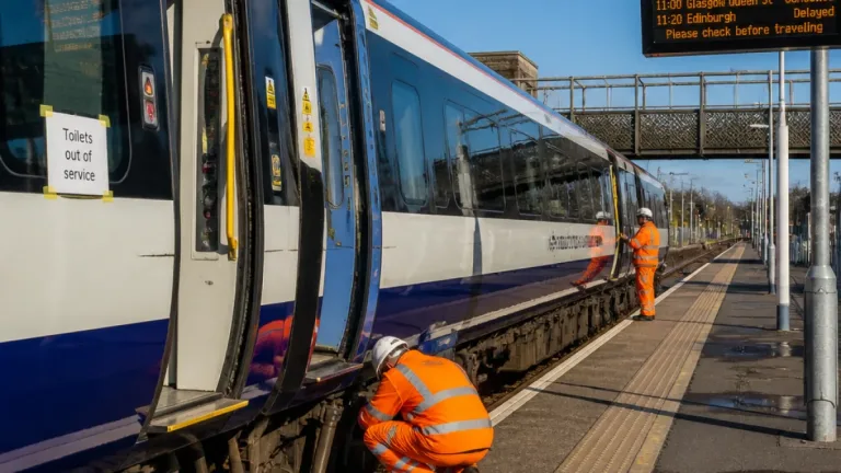 Reliability troubles hit Lumo Stirling–Euston trains after refurbishment of Class 222s