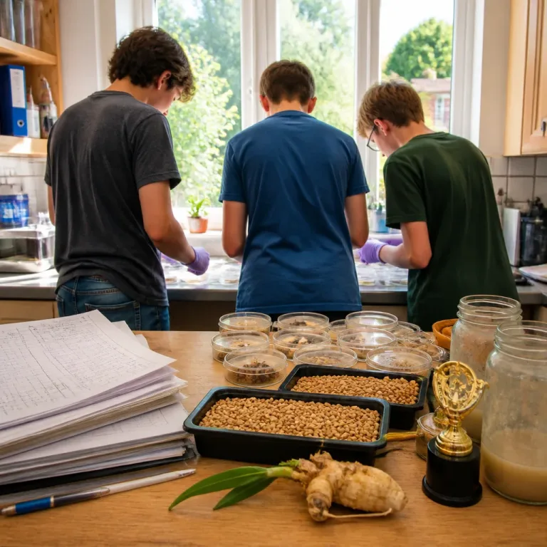 Teen researchers show pea bacteria speed barley germination, challenging scientific scepticism