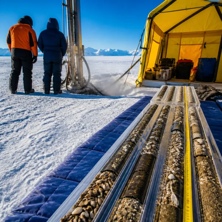 Sediment core from under West Antarctic ice shows past sunlit ocean beneath now-buried ice
