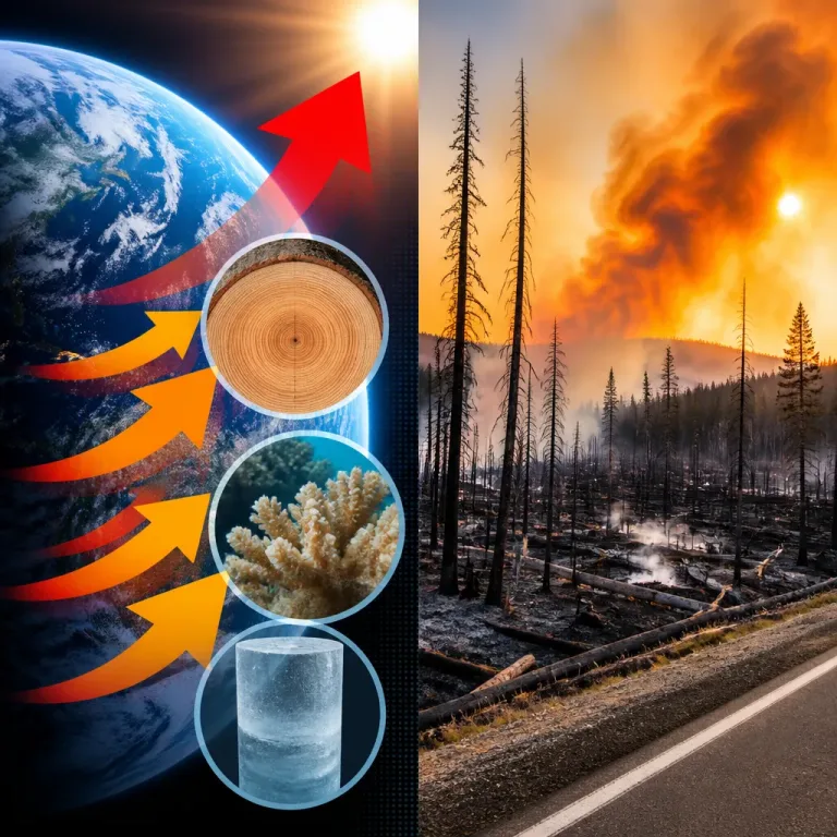 New studies show unprecedented energy gain for Earth and threefold rise in US forest burn area