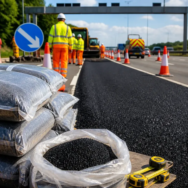 Trial of rubber-modified asphalt on M1 used shredded tyres but figures need context