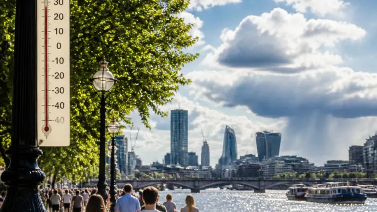 Short-lived warm spell to lift London temperatures to about 25C but not a heatwave