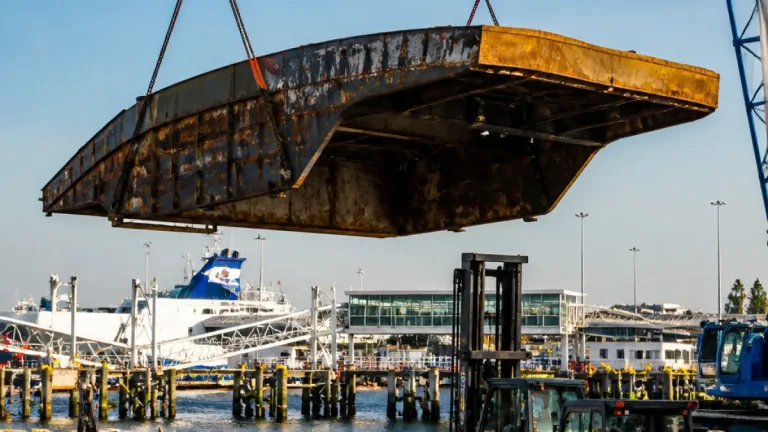 Southampton Mulberry 'whale' rescued for display at nearby Solent Gateway