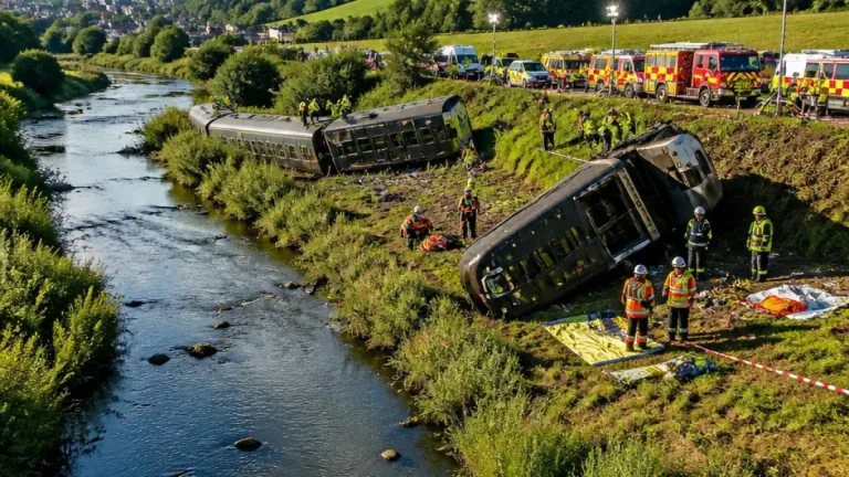 Southern train derails near Lewes; at least two seriously injured amid major disruption