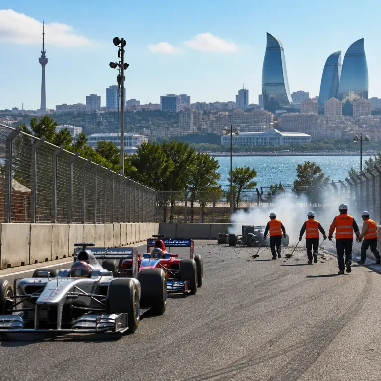 Russell fends off Verstappen in dramatic Baku finale as title race narrows