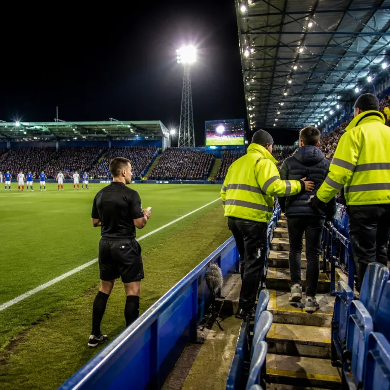 Former top referee says Fratton Park clash left official 'in a no‑win situation'