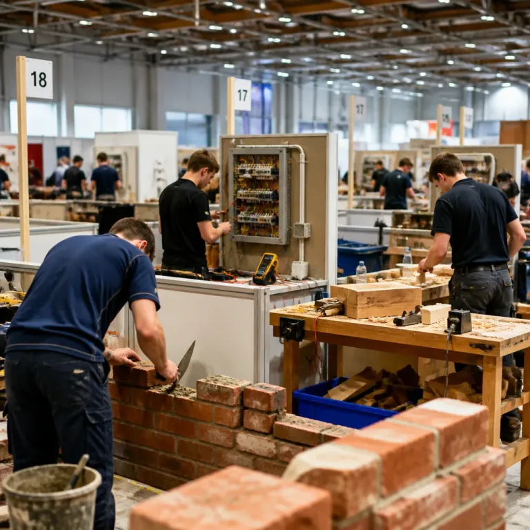 Young tradespeople display construction and building tech skills at Shanghai WorldSkills