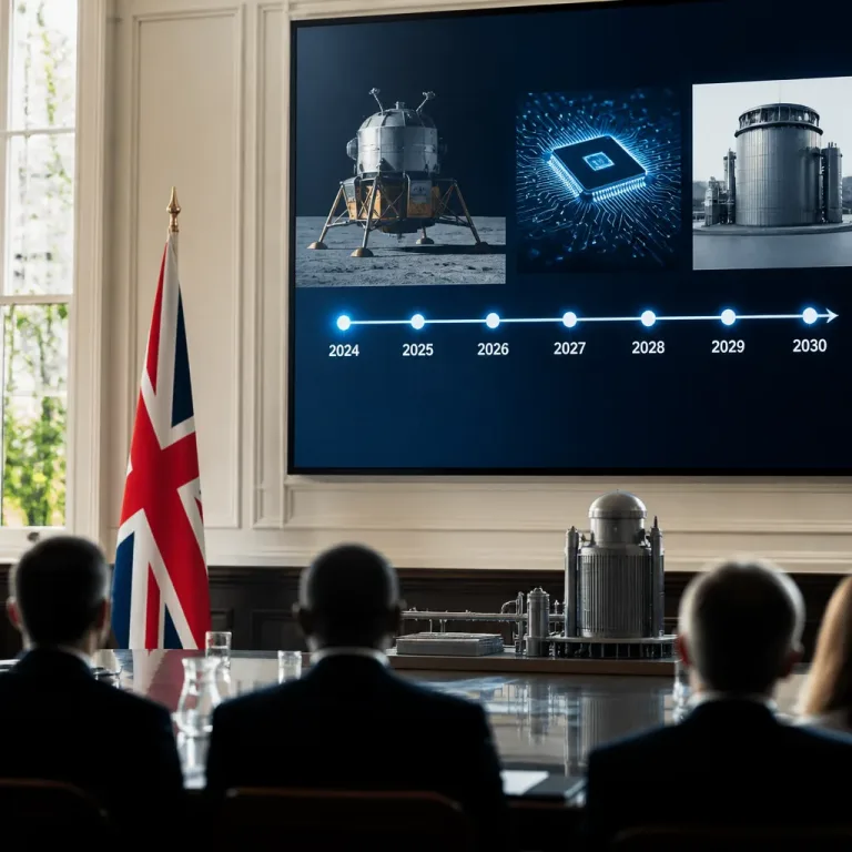 South Korea unveils seven-tech push with moon landing by 2030 and 100‑qubit aim