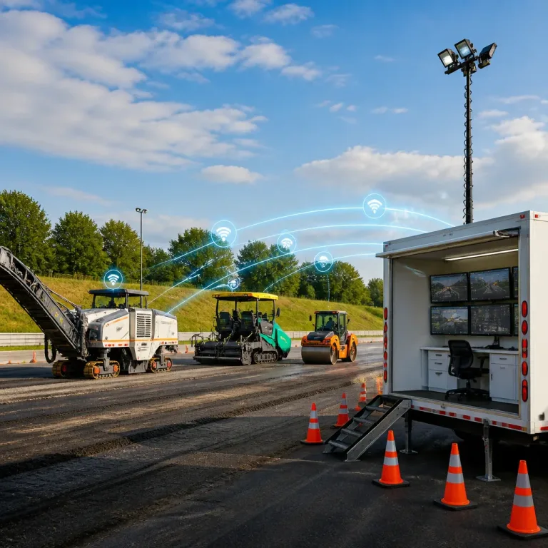 Connected roadbuilding: Wirtgen shows automated paving workflow tied into Deere digital stack