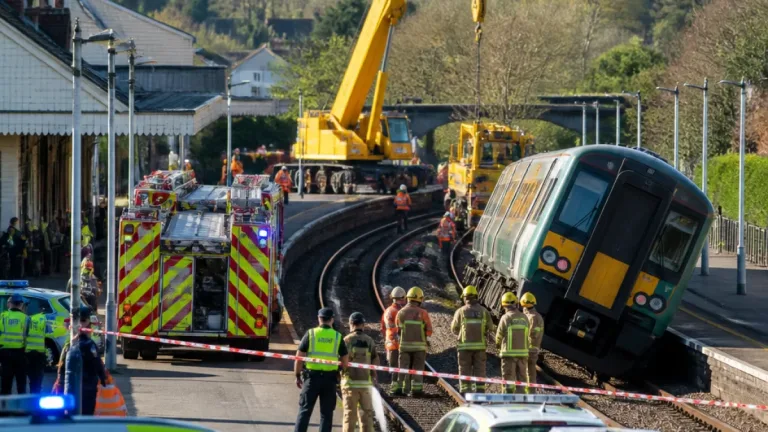 Train derailment near Lewes prompts emergency response and travel disruption