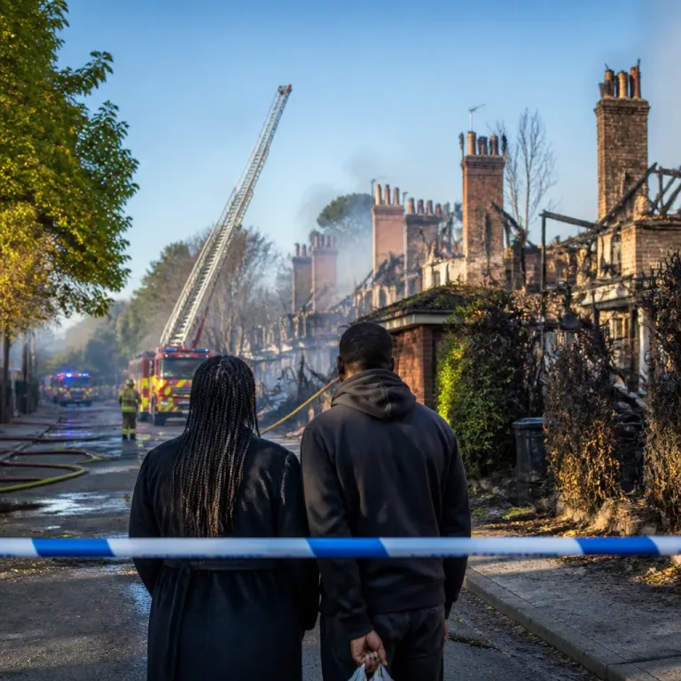 Government issues national wildfire alert after blaze destroys 19 homes in Stourbridge