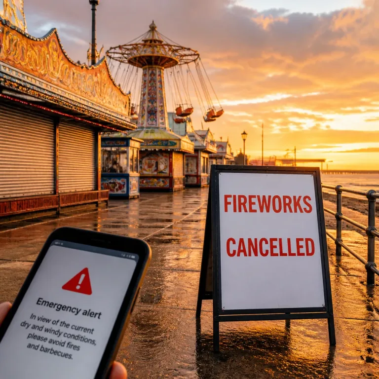 Cromer Carnival cancels fireworks after national emergency alert as wildfires surge