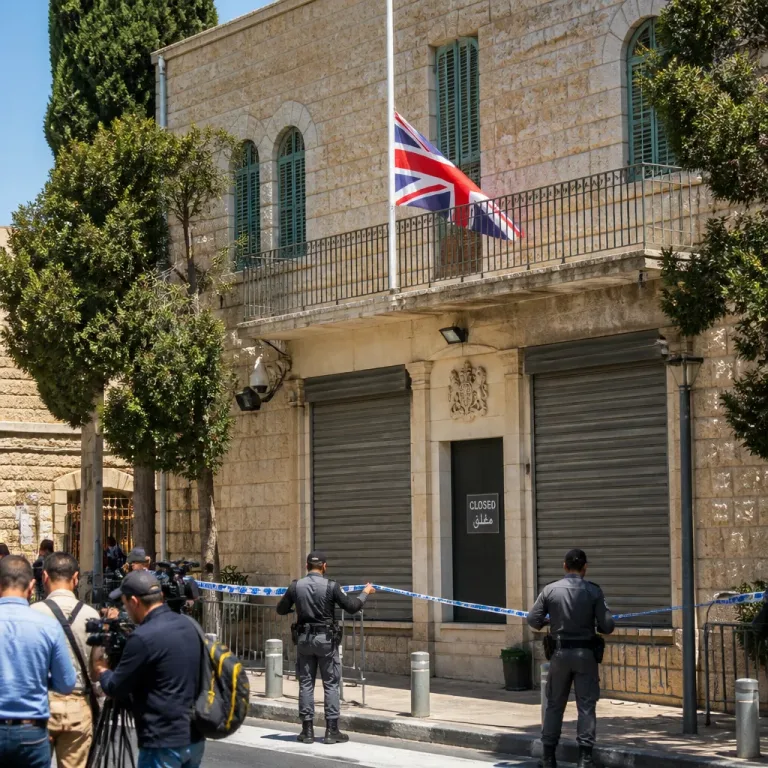 Israel orders closure of UK Jerusalem consulate after London announces West Bank sanctions