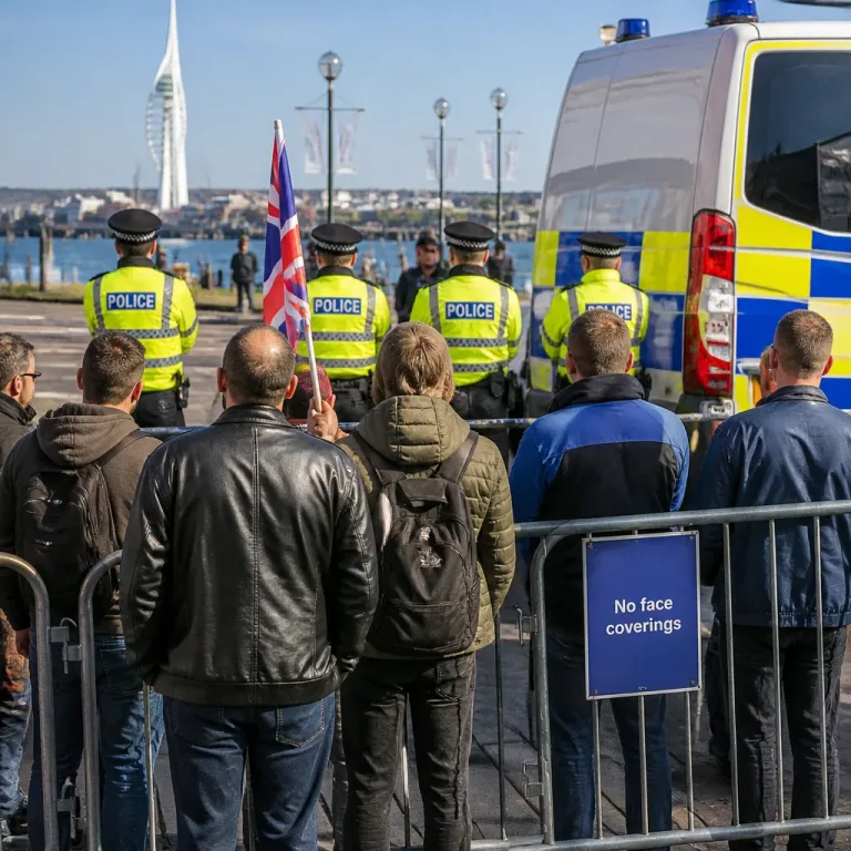 Police to bar face coverings at Portsmouth protest under new Crime and Policing Act powers