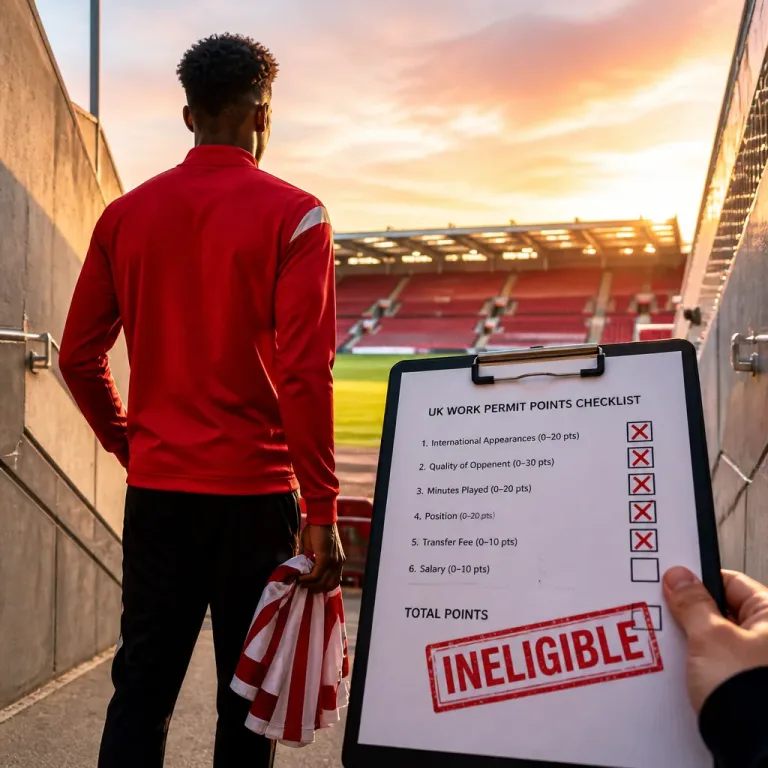 Liverpool teenager barred from competitive matches by post‑Brexit work‑permit rules