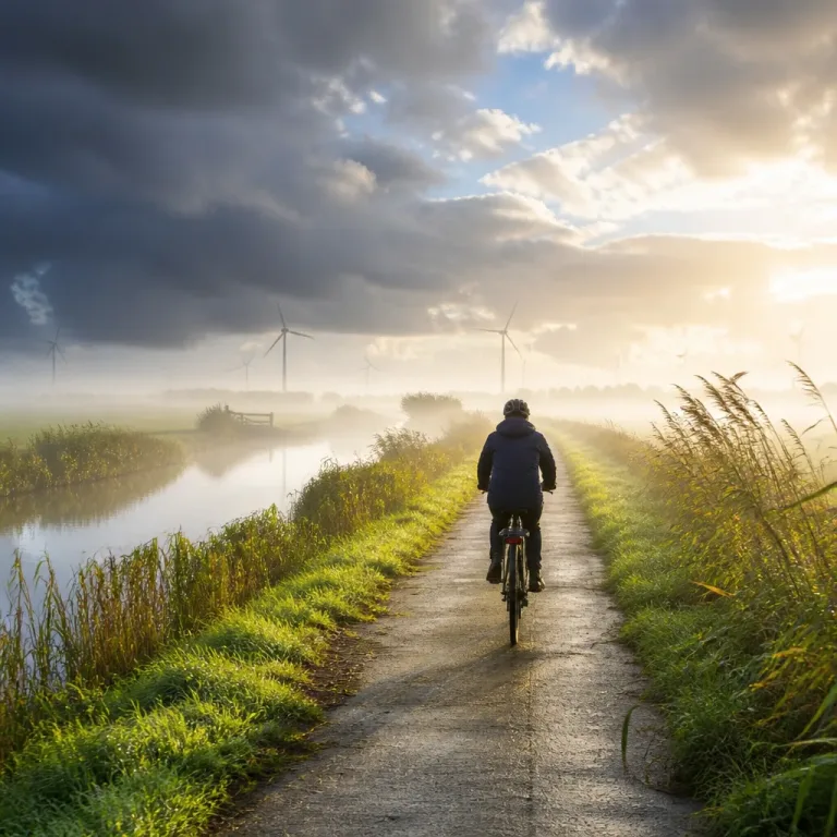 Late-summer calm across the Netherlands ahead of brief band of rain and stronger winds