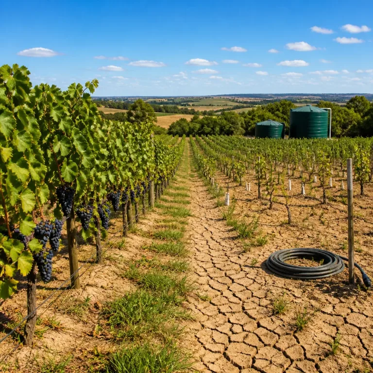 UK heatwave helps produce a bumper grape crop but forces talk of irrigation