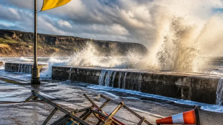 Yellow warning for Sussex coast as gusts of up to 70mph possible on Friday