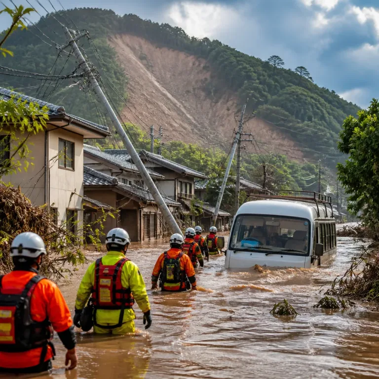Record deluge in Chiba leaves four dead, hundreds stranded and thousands without power
