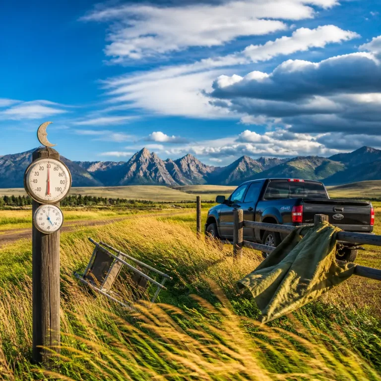 Breezy to windy across Wyoming with patchy rain overnight and wide temperature swings