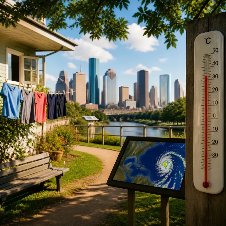 Drier day gives Houston brief relief as Atlantic system develops but stays at sea