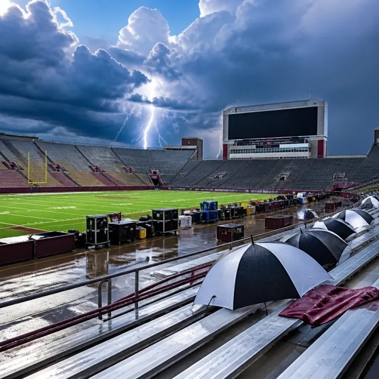 Severe weather forces 80-minute delay to South Carolina vs Mississippi State SEC opener