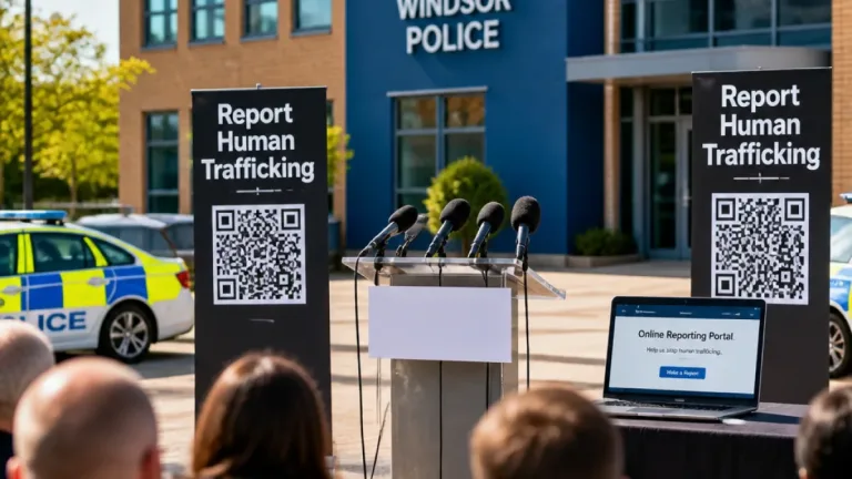 Windsor police launch online reporting tool and awareness drive to tackle human trafficking