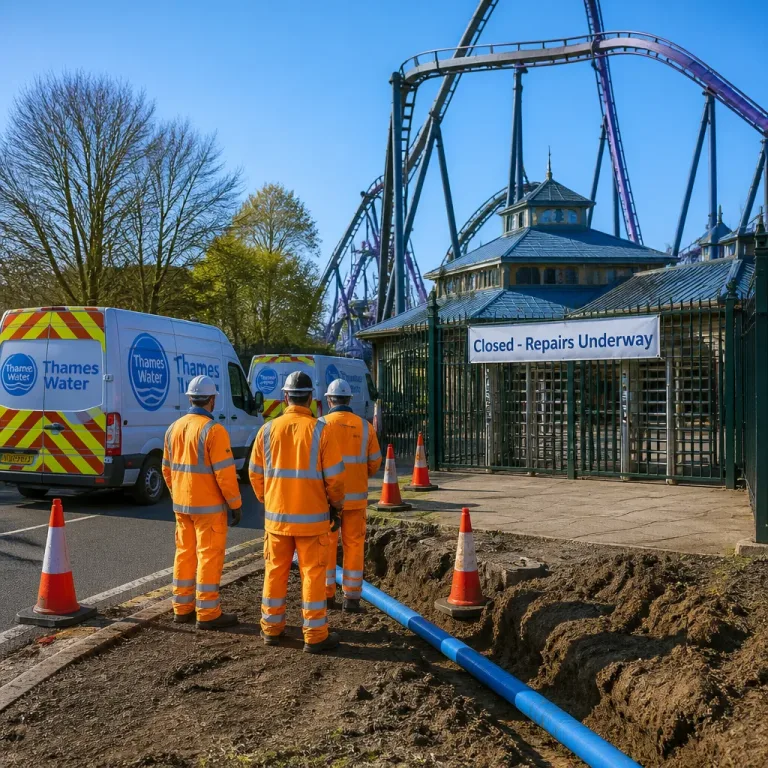 Chessington closes after burst water main; park to reopen Tuesday after repairs