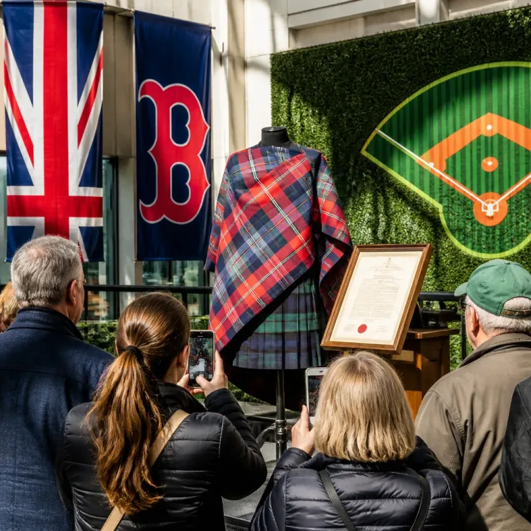 Glasgow unveils official tartan to mark new sister‑city link with Boston