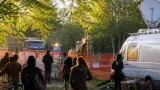 A Reggio Emilia inizia il cantiere per il Bosco Ospizio: presidio ferma temporaneamente le ruspe