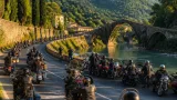 Centinaia di Harley attraversano la provincia: da Viareggio al Ciocco fino a Borgo a Mozzano