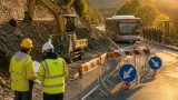 Chiusura mattutina della SP20 a Calice: lavori di consolidamento per la carreggiata