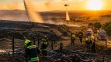 Fiamme in agro tra Florinas e Ploaghe, evacuazioni non segnalate ma vasti danni alle campagne