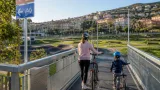 Imperia, inaugurata la nuova passerella ciclopedonale a Castelvecchio: collegamento più sicuro per famiglie e ciclisti