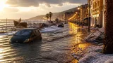 Imperia, nubifragio serale: grandine, allagamenti e vigili al lavoro