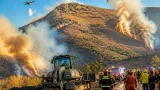 Incendi in provincia dell’Aquila: tre fronti critici, arriva mezzo tagliafuoco dell’Esercito